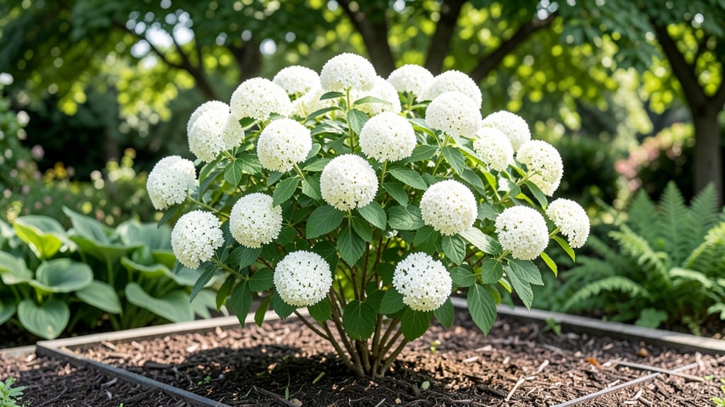Miniature Snowball Bush: Compact Year-Round Privacy Screen for Small Gardens