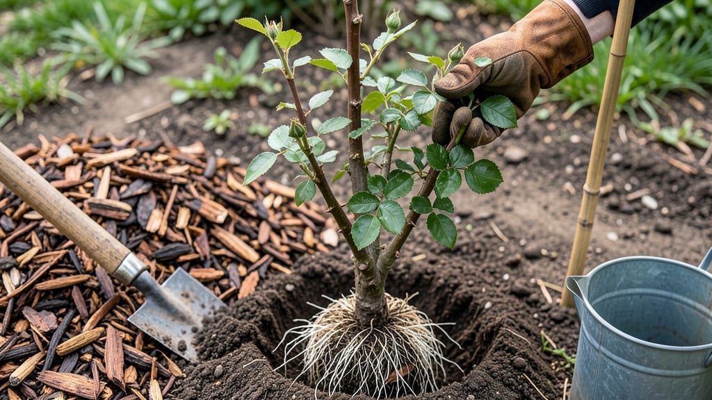 Planting New Rose Bushes: Thriving Roots and Blooms in 4 Simple Steps