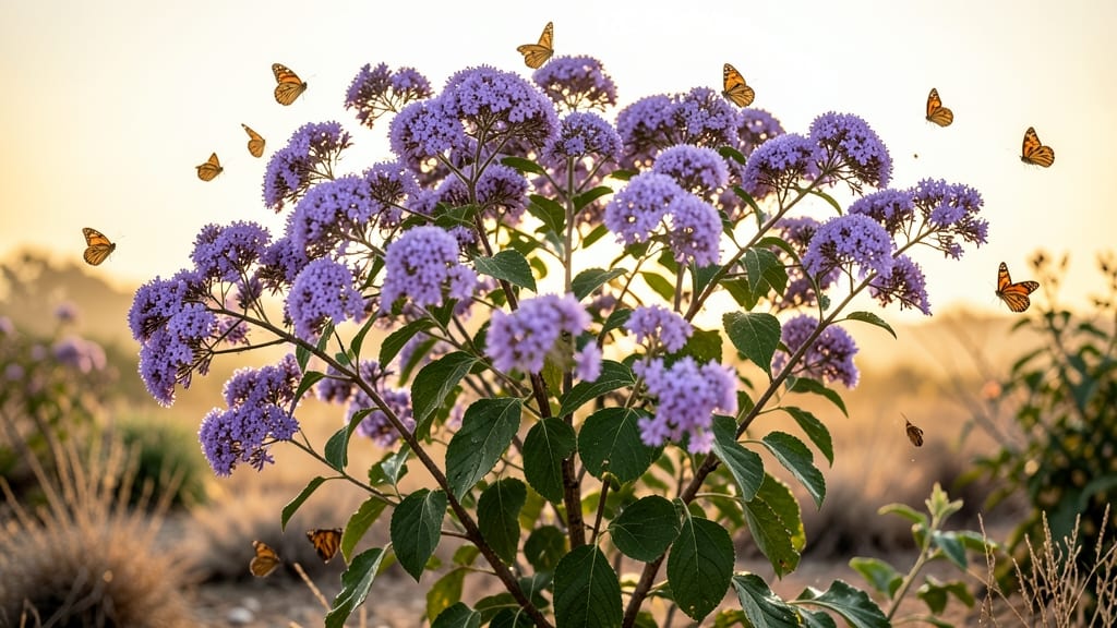 Butterfly Bush with Lavender Flowers
