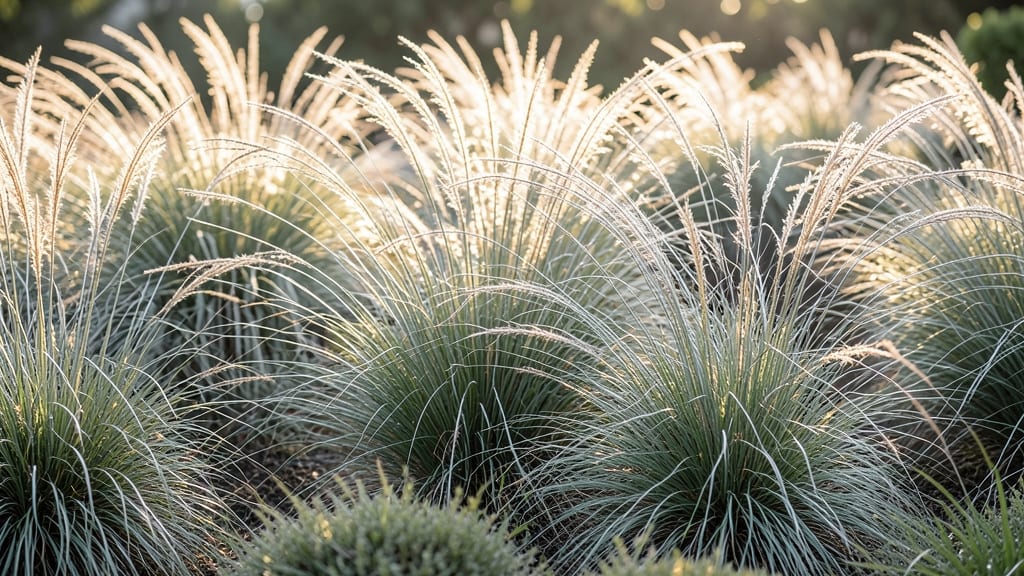 Dwarf Fountain Grass for Textured Privacy