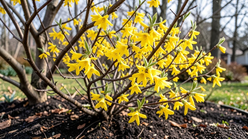 Forsythia Bushes in Winter: Year-Round Longevity Through Strategic Cuts