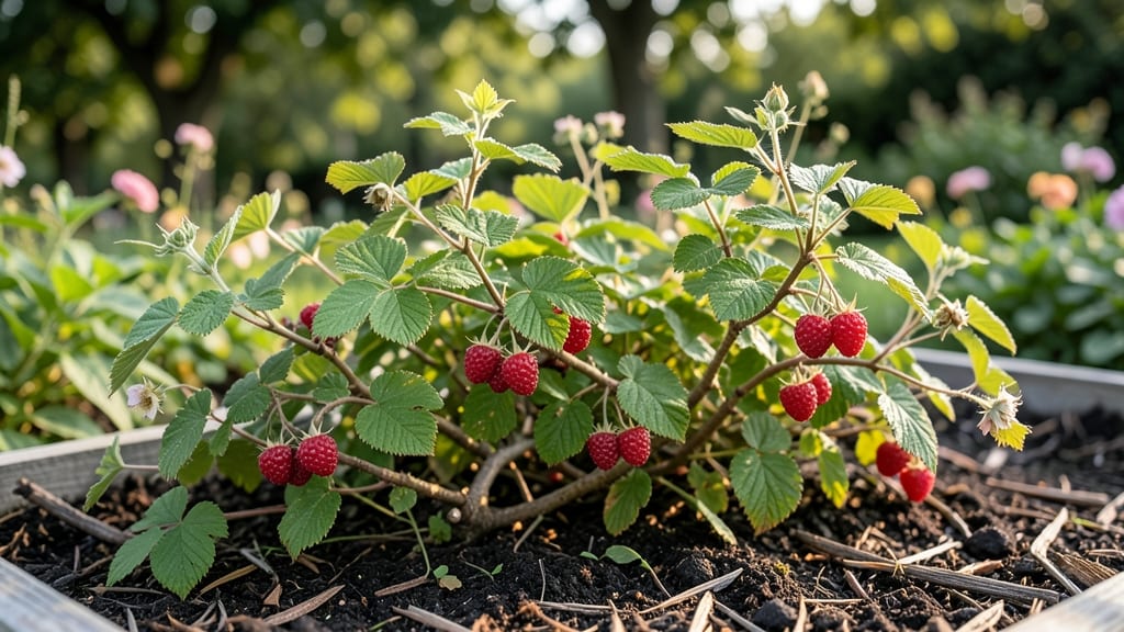 Identifying Raspberry Bushes: Canes, Leaves, and Fruit Clues