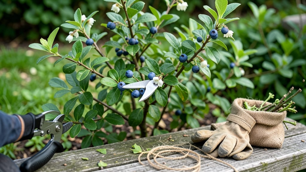 How to Cut Blueberry Bushes: Year-Round Vigor Through 3 Key Pruning Steps