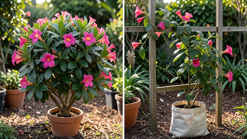 Mandevilla Bush vs Vine: Pruning Secrets for Shape and Growth Control