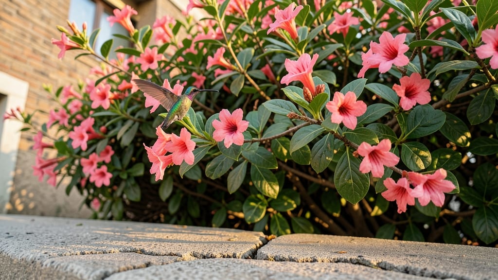 Weigela with Pink Blooms