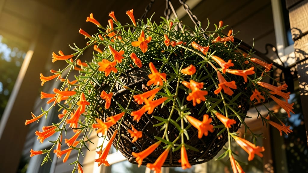 Firecracker Bush for Bold Orange Blooms