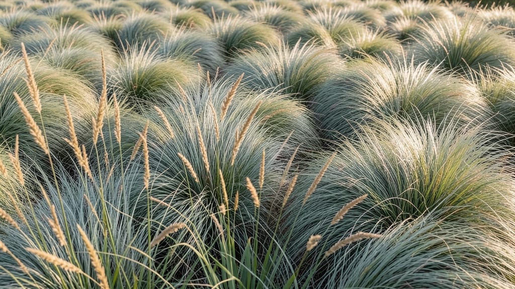 Dwarf Fountain Grass for Textured Ornamental Screening