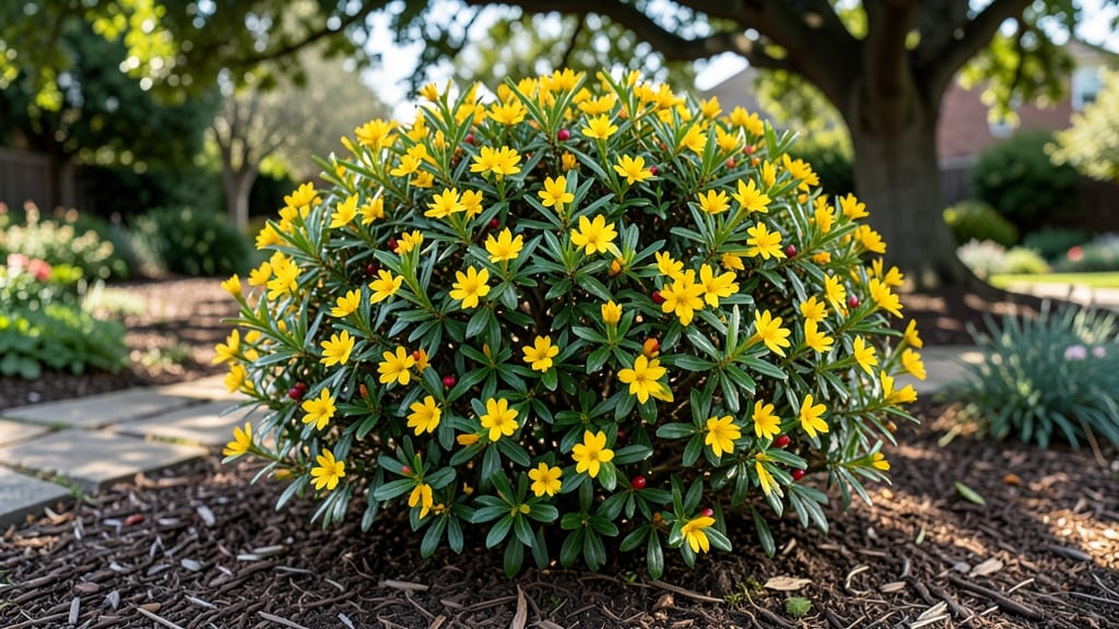 Sunjoy Barberry Bush: Layered Growth Guide for Year-Round Structure