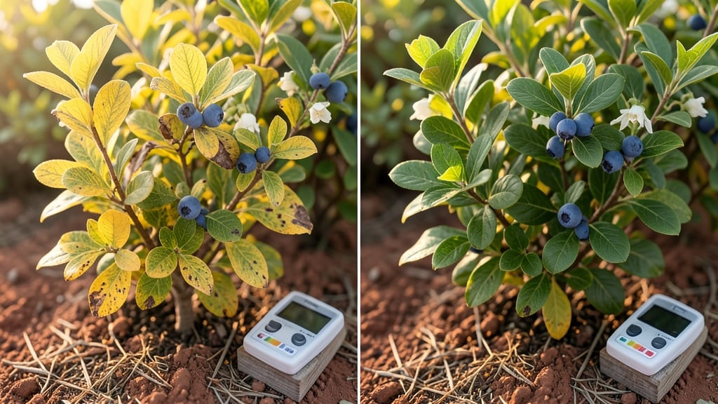 Blueberry Bush Turning Yellow: Iron Deficiency Fix in 3 Simple Steps