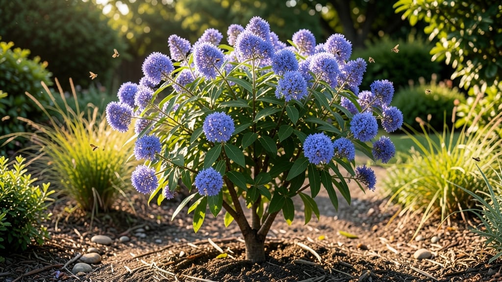 Full Grown Blue Butterfly Bush: How Long Until First Blooms & Peak Color
