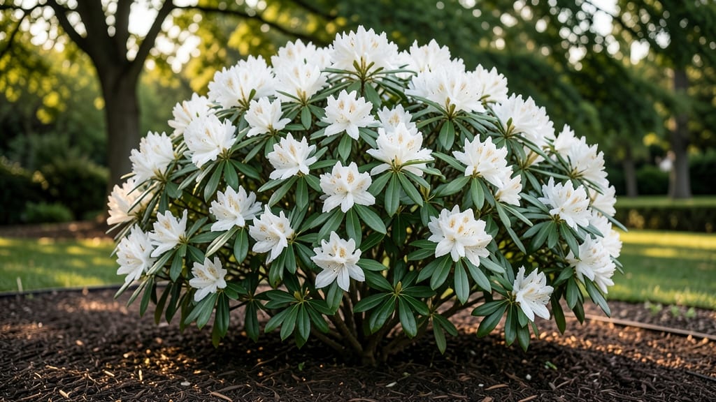 Front Yard White Azalea Bushes: Year-Round Elegance With Minimal Pruning