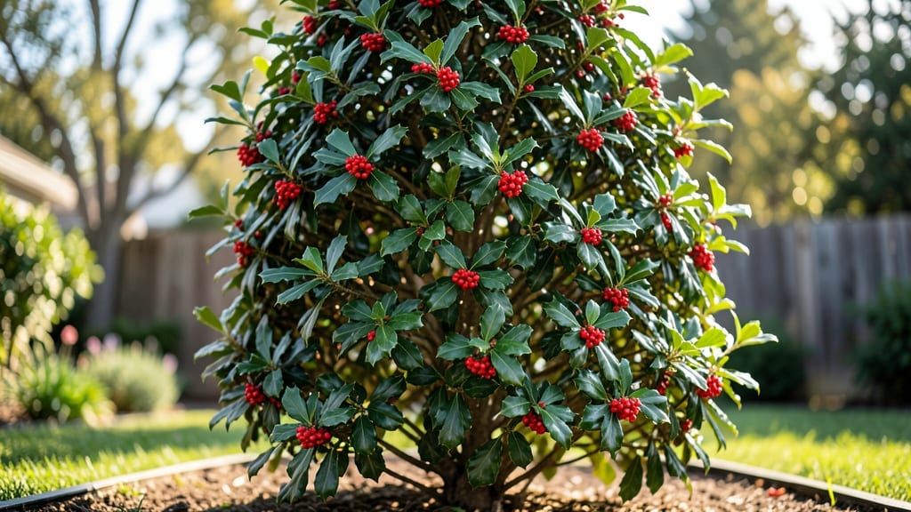 Foster Holly for Sun-Loving Evergreen Privacy