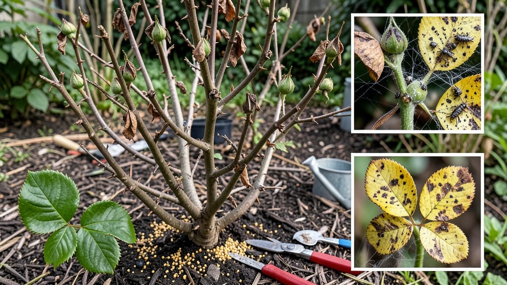 No-Leaves-On-Rose-Bushes: Diagnose and Fix Yellowing Foliage Fast