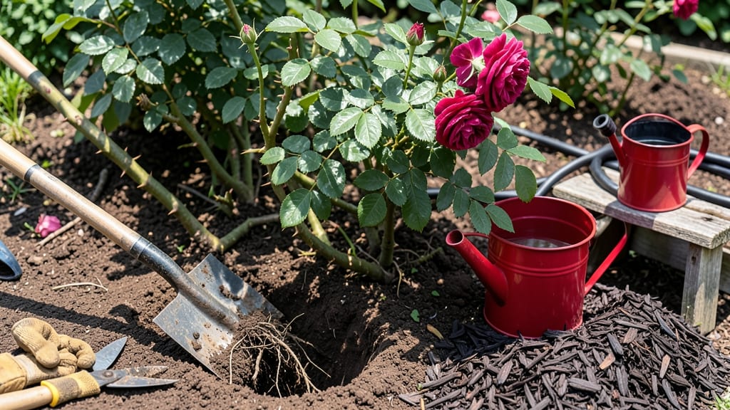 Relocating a Rose Bush: Seasonal Success Without Shocking Roots