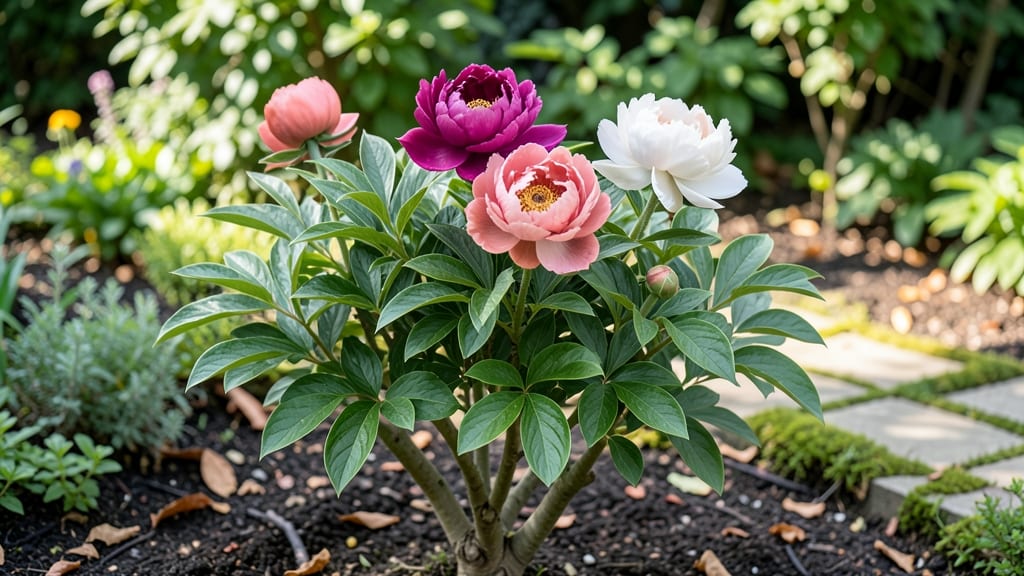 Small Peony Bush: Fragrant Blooms Year Round With Precision Trimming