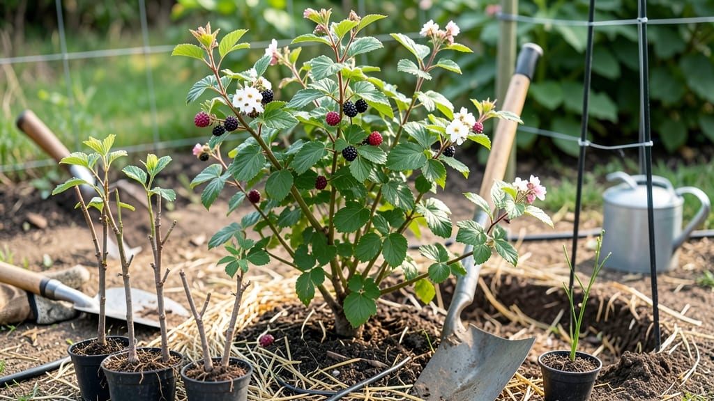 Planting Thornless Blackberry Bushes: Year-Round Harvest With Minimal Pruning Effort