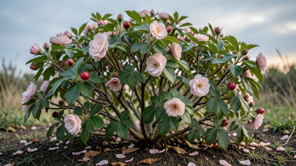 Rosa Rugosa Bush Pruning Guide: Year-Round Vigorous Growth With 3 Essential Cuts