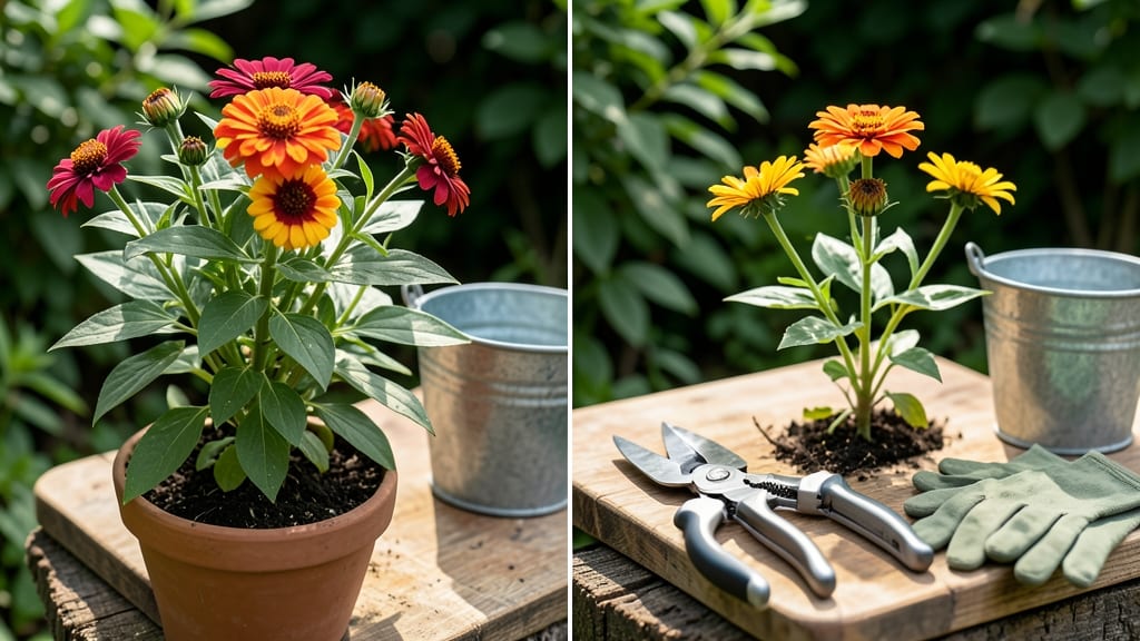 How to Make Zinnias Bushy: Pinch Young Stems for Dense, Full Blooms