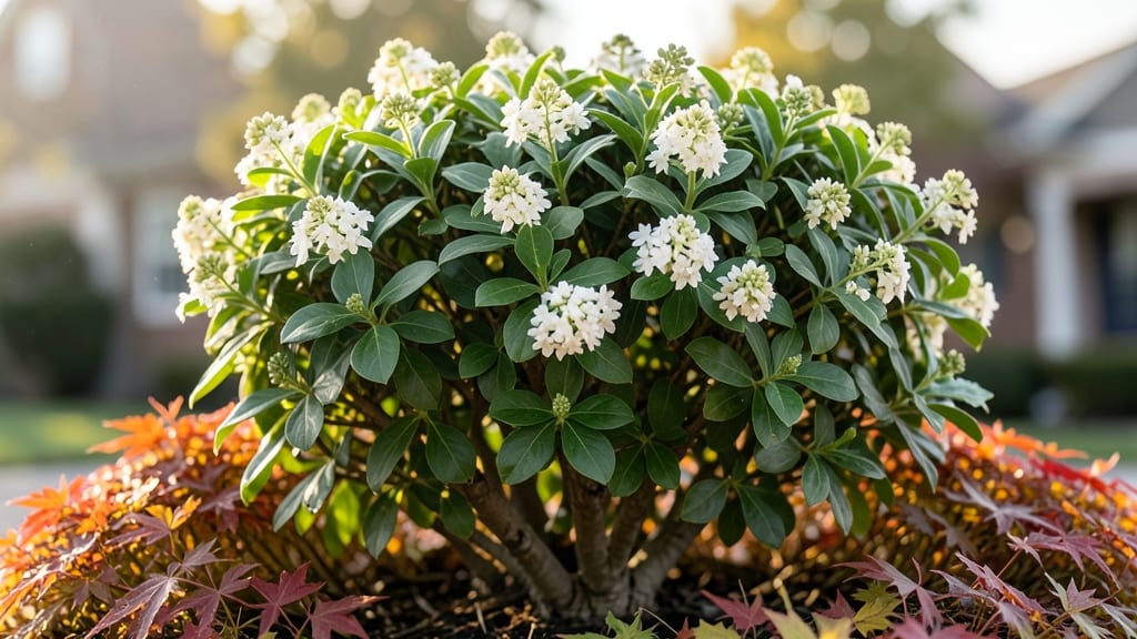 Dwarf Fothergilla for Seasonal Interest