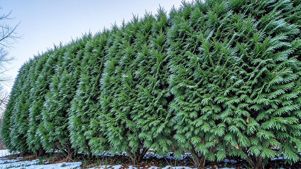 Emerald Green Arborvitae for Dense Year-Round Privacy