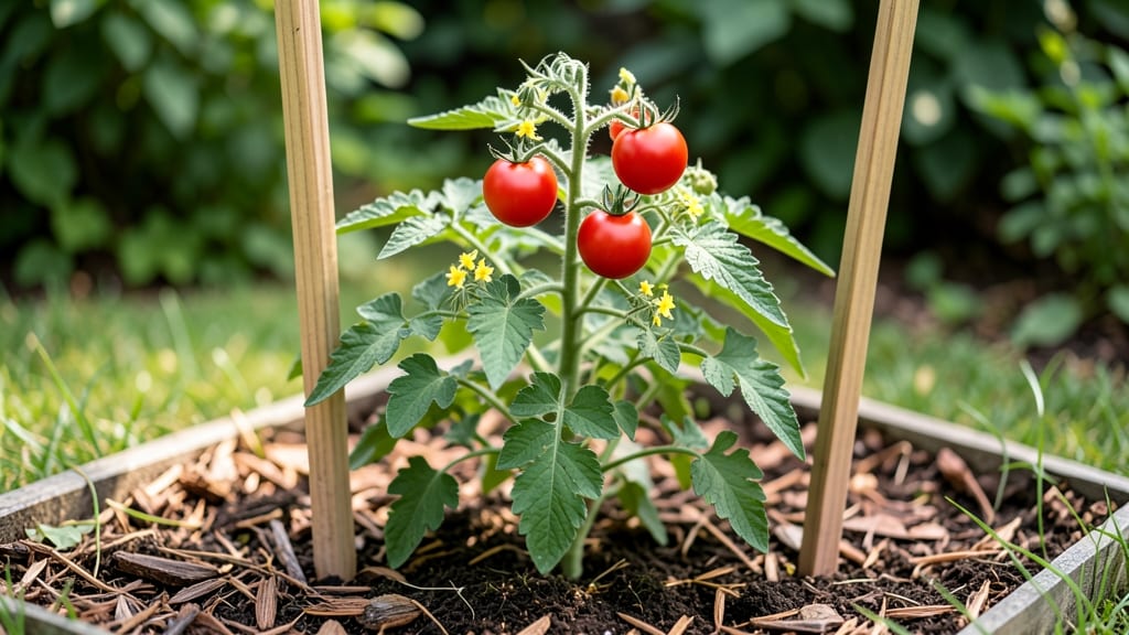 How Tall Do Bush Goliath Tomatoes Grow: Space-Saving Heights for Containers