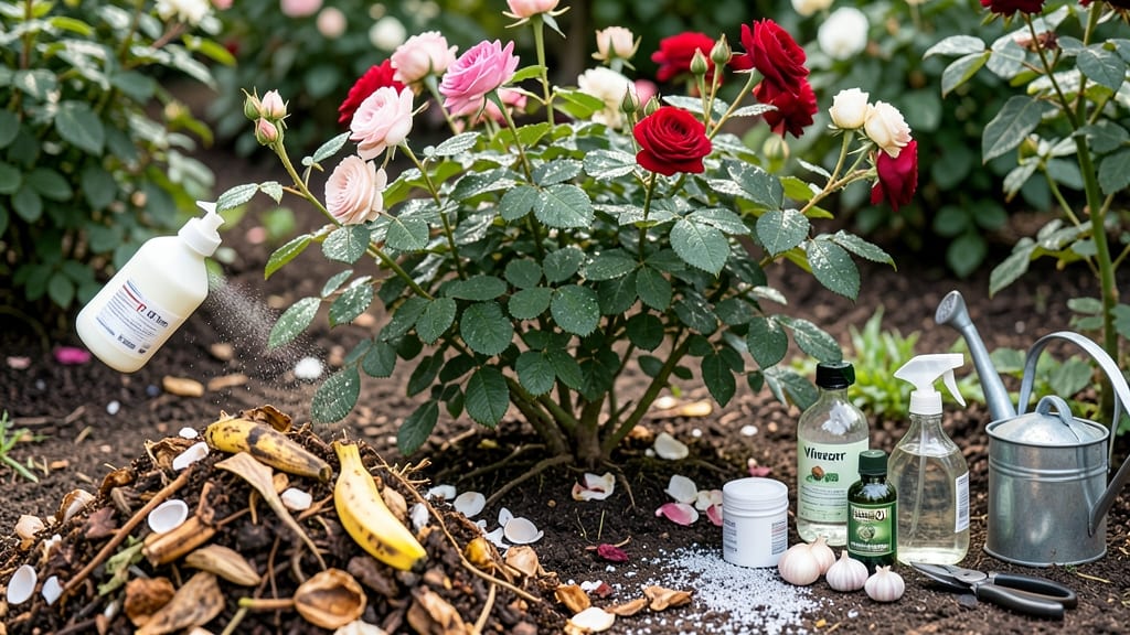 Home Remedies for Rose Bushes: Natural Solutions for Thriving Blooms and Pest Control