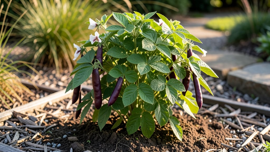 Royal Burgundy Bush Bean Seeds: Bold Purple Pods Ready in 50 Days