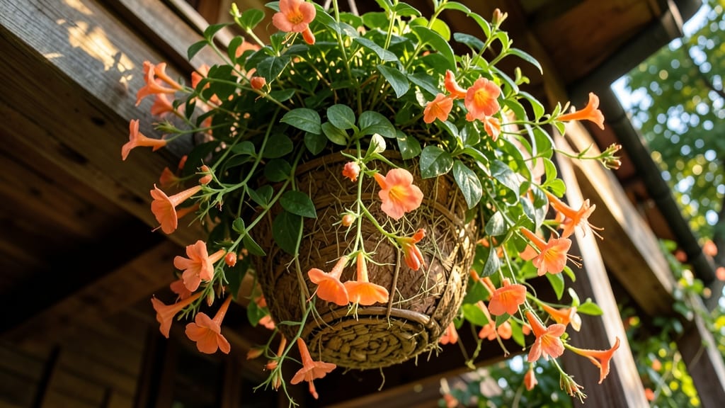 Coral Honeysuckle Vine for Climbing Porches