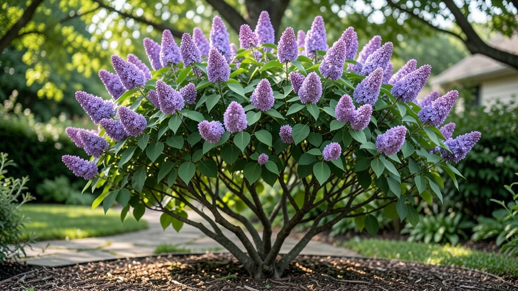Large Lilac Bush: Fragrance-Enhanced Height Control Through Seasonal Trimming