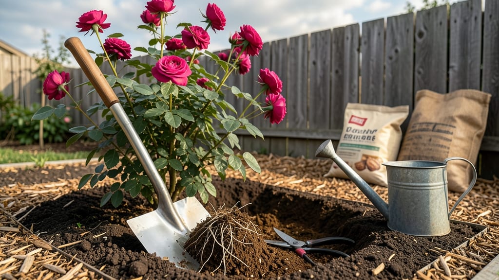 How to Transplant Rose Bushes in August: Late-Summer Survival Guide for Thriving Roots