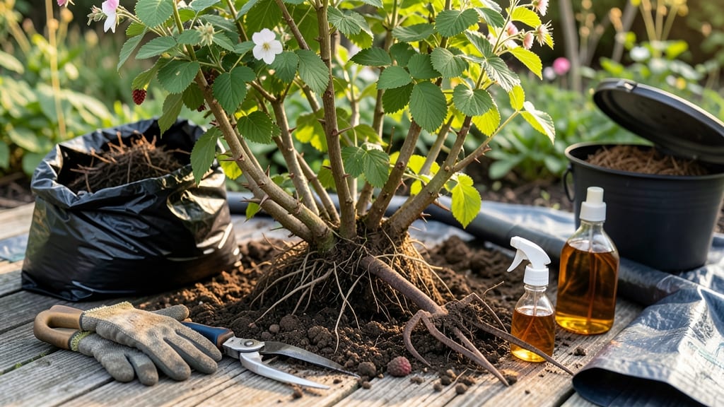 How to Get Rid of Raspberry Bushes: Permanent Eradication Without Regrowth