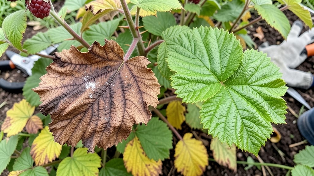 Raspberry Bush Leaves Turning Brown: Fungal Blight Fix in 4 Steps