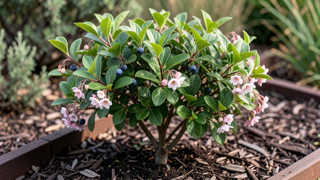 Pink Lemonade Blueberry Bush Nearby: Year-Round Fragrance Through Sunlight-Loving Tricks