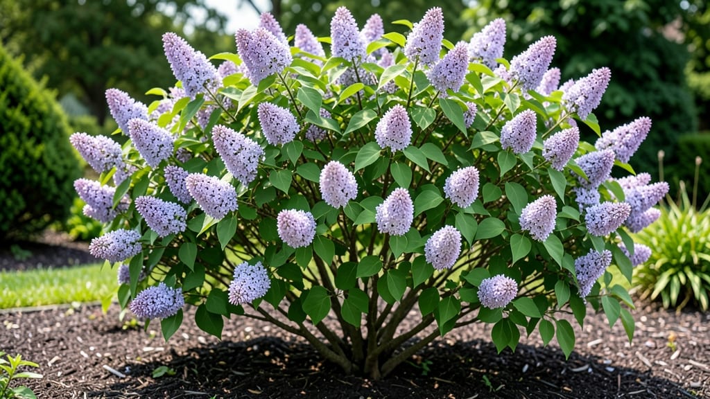 Lavender Lady Lilac Bush: Fragrant Privacy Screen With Minimal Pruning Needs