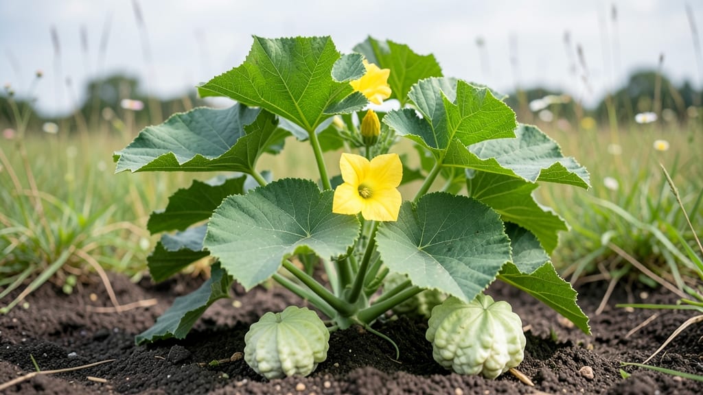 Early White Bush Scallop Squash Seeds: Fast-Germinating Variety for Abundant Harvests