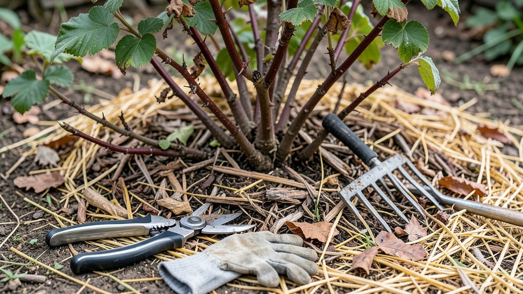How to Prepare Blackberry Bushes for Winter: Late-Season Pruning & Mulching Checklist
