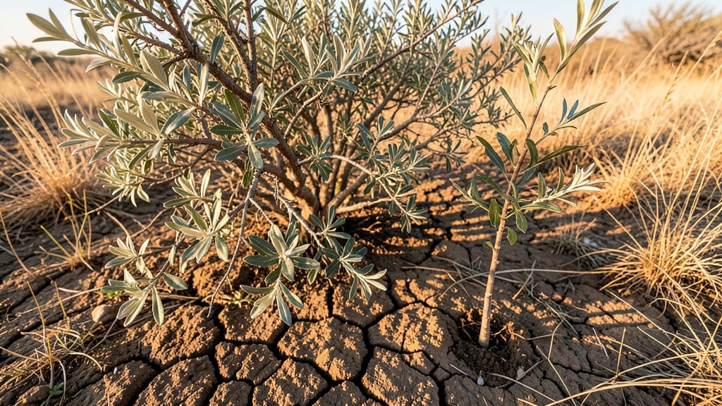 Russian Olive Fast-Drying Tolerance