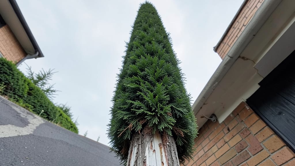 Sky Pencil Holly for Narrow, Space-Saving Privacy