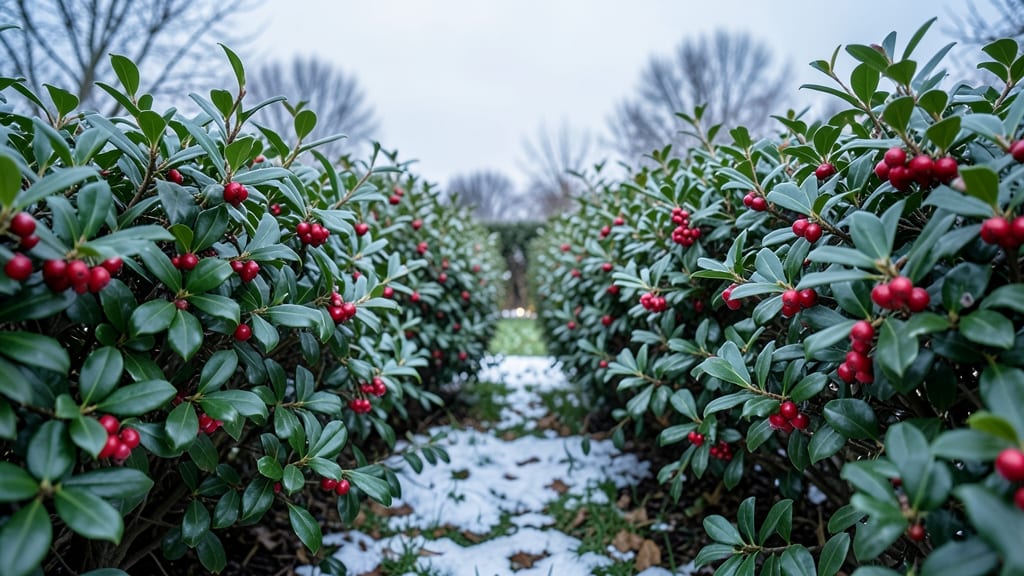 Holly Bushes for Year-Round Color