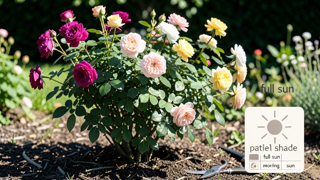 Rose Bush Light Requirements: Sunlight Hours That Make the Difference