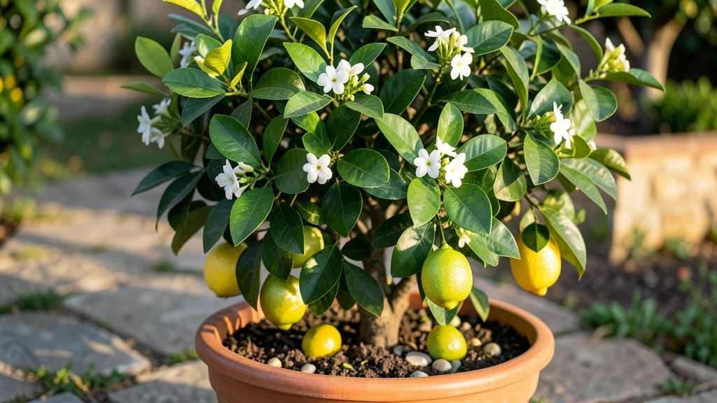 Lemon Lime Citrus Bush: Revitalize Growth With Three Precision Cuts