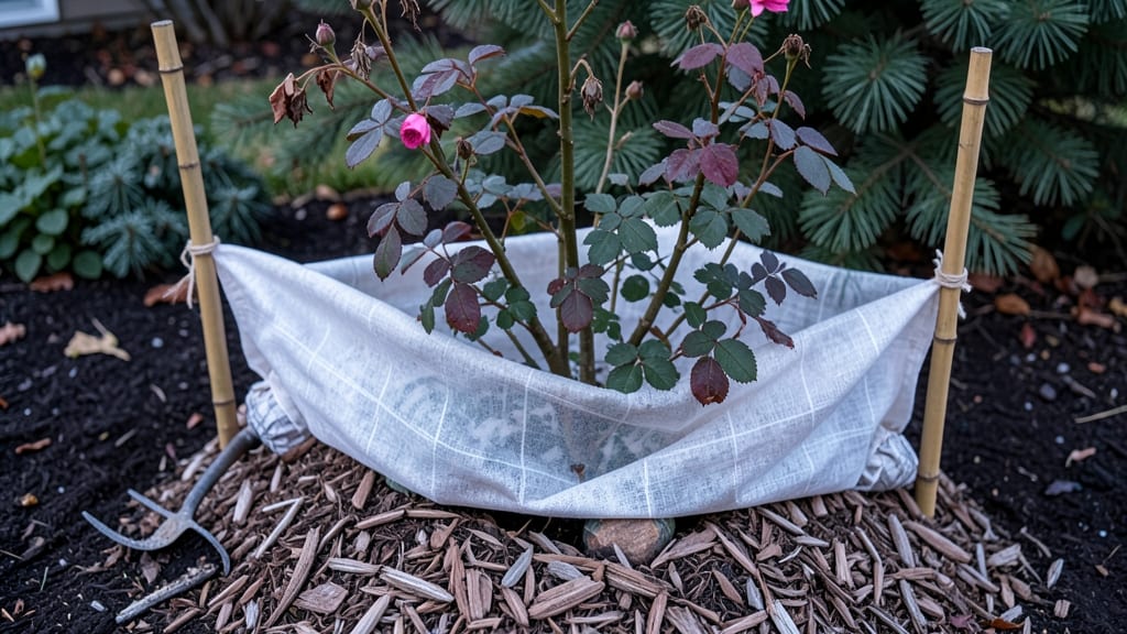 Winter Protection for Rose Bushes: Layered Insulation Against Frost Bites