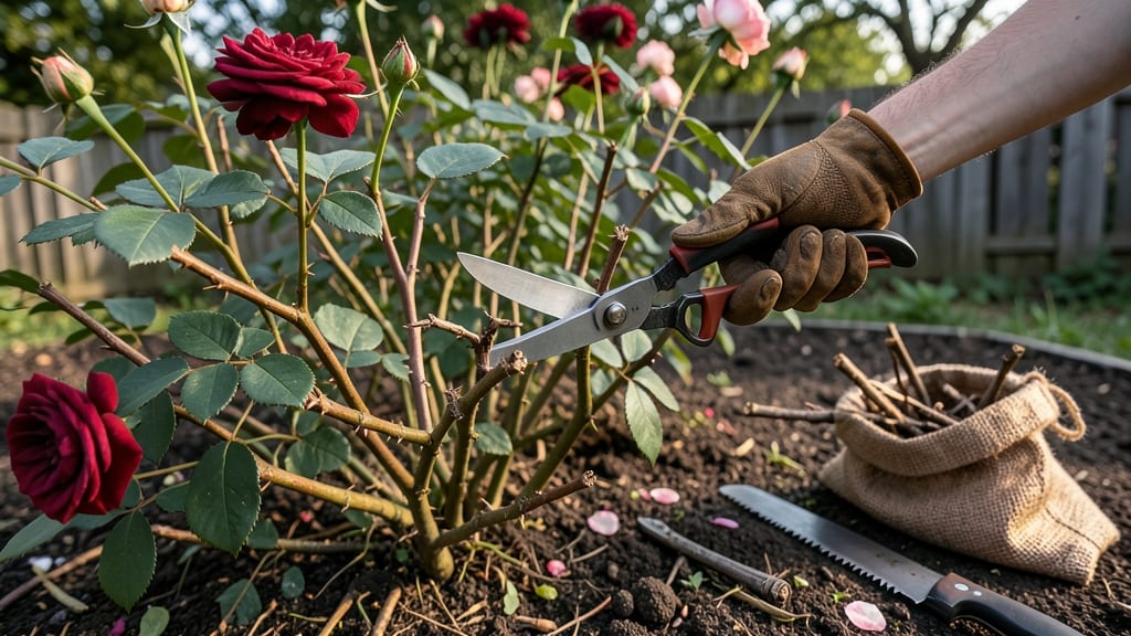 Cut Rose Bush in Fall: Prevent Winter Damage With These 3 Key Cuts