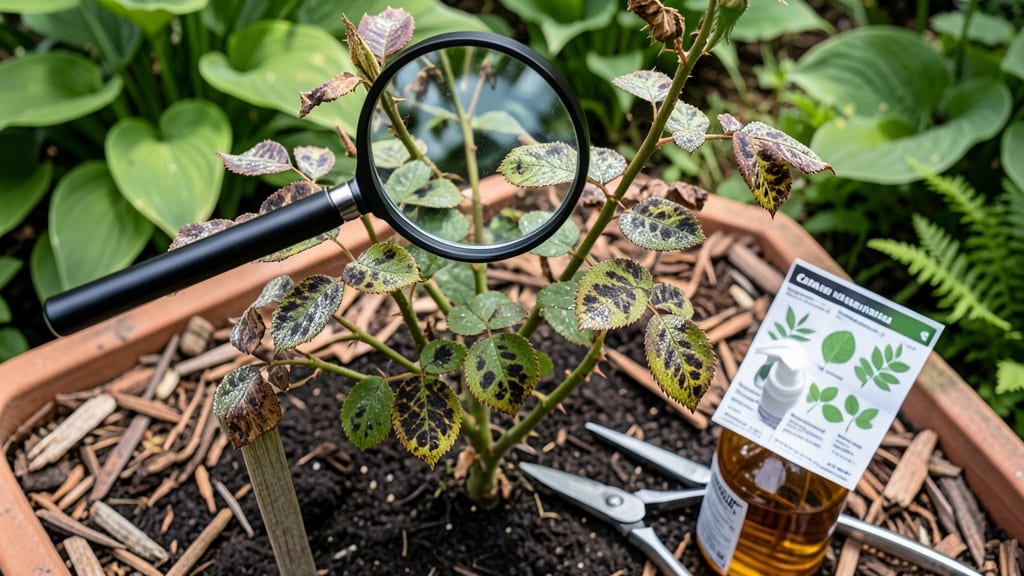 Rose Bush Blight: Copper Spray Cure for Fungal Spots and Leaf Spot