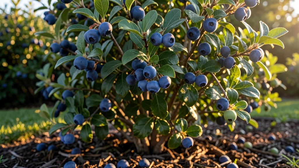 Rabbiteye Blueberry Bush