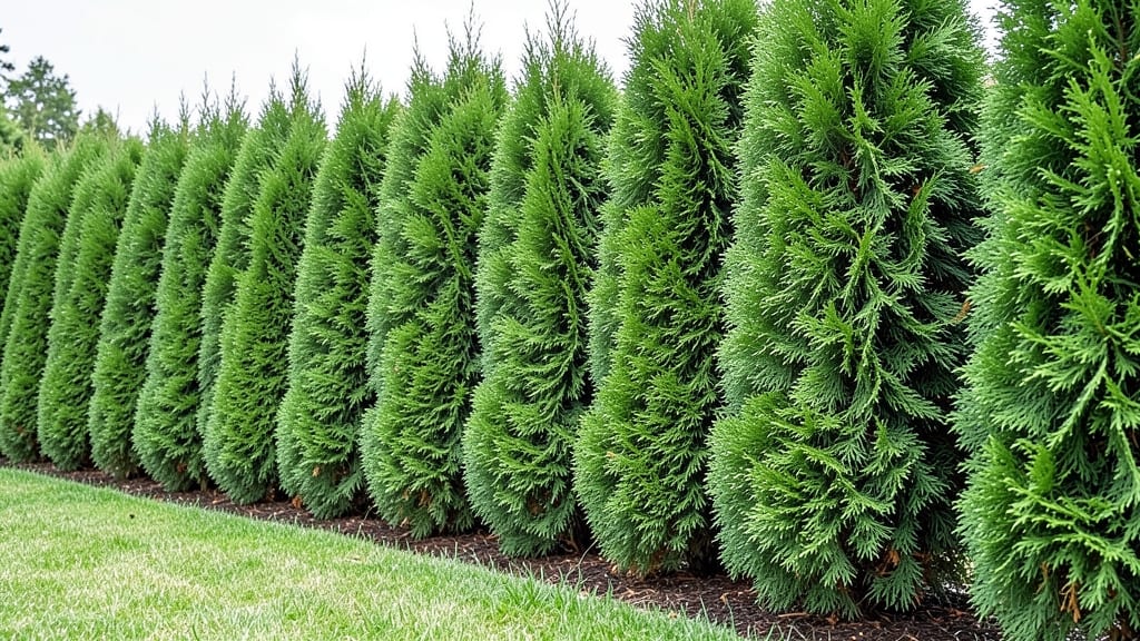 Emerald Green Arborvitae for Fast Growth
