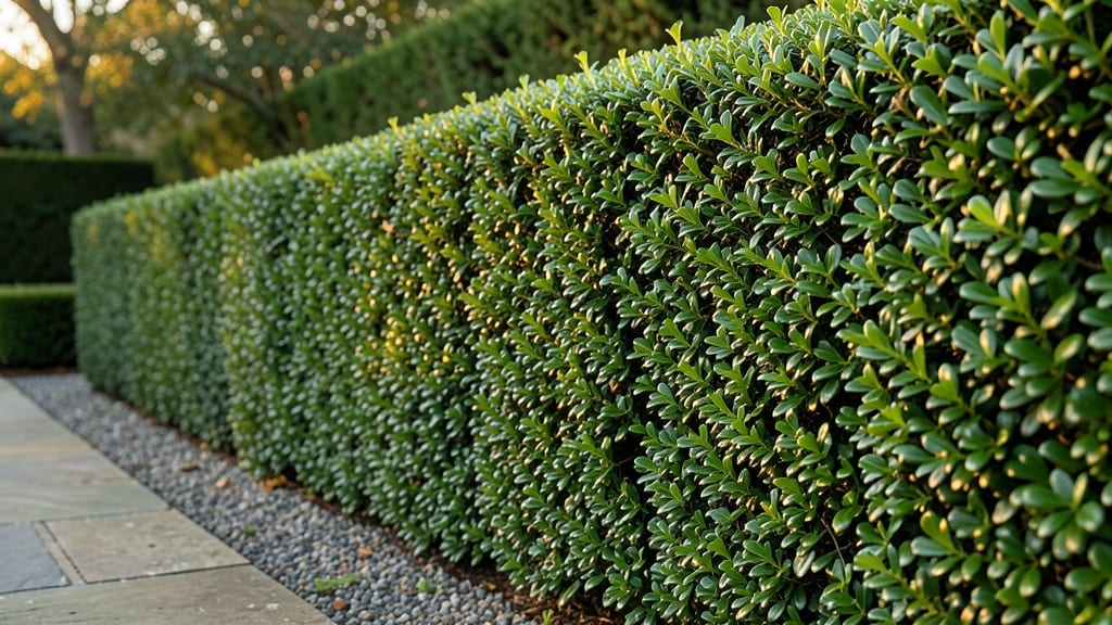 Boxwood Hedges for Classic Green Privacy