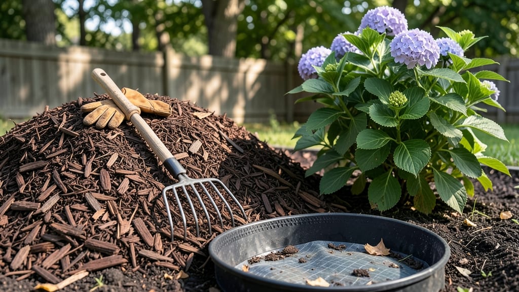 How to Mulch Around Bushes: Weed-Suppressing Shield for Root Health