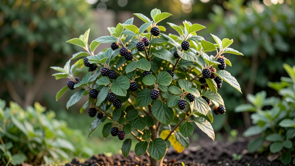 Dwarf Evergreen Blackberry Bush