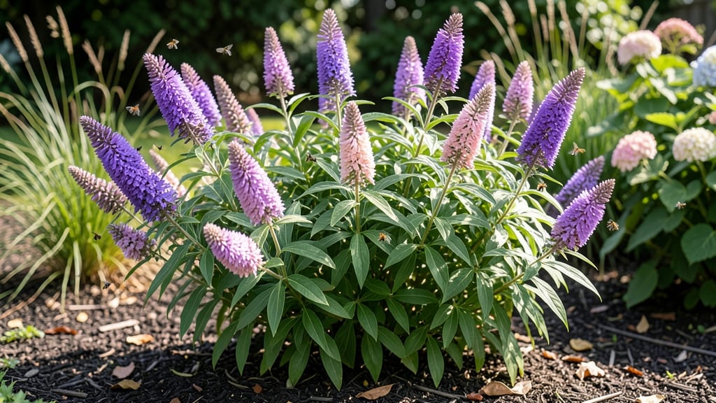 Multi-Colored Butterfly Bush: Vibrant Pollinator Magnet for Year-Round Color
